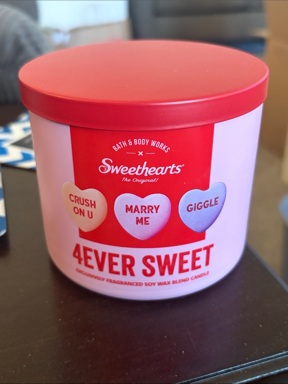 Bath and Body Works 3 Wick 14.5 Oz New Sweetheart Grape Candle